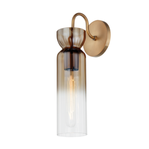 Julian One Light Wall Sconce in Patina Brass by Troy Lighting