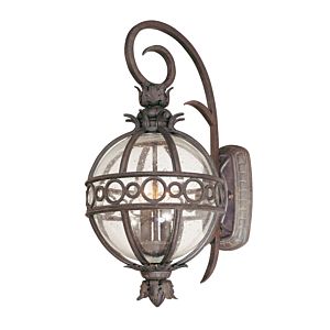 Campanile Two Light Wall Lantern in French Iron by Troy Lighting