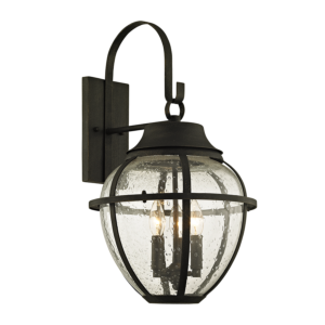 Bunker Hill Three Light Wall Lantern in Vintage Bronze by Troy Lighting