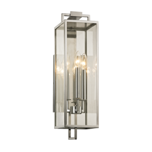 Beckham Three Light Wall Sconce in Stainless Steel by Troy Lighting