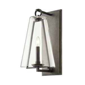 Adamson One Light Wall Sconce in French Iron by Troy Lighting