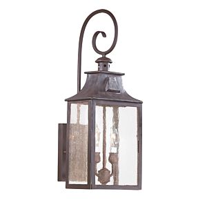 Newton Two Light Wall Lantern in Soft Off Black by Troy Lighting