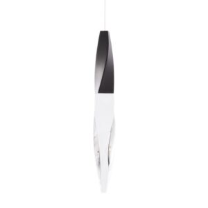 Kindjal LED Mini Pendant in Black by Schonbek Beyond