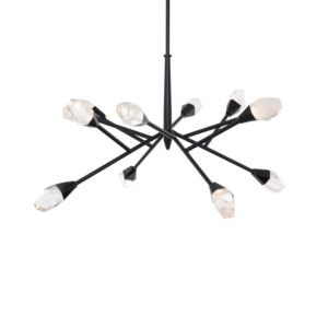 Synapse LED Pendant in Black by Schonbek Beyond