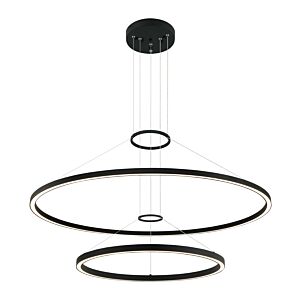 O'Hara 1-Light LED Chandelier in Matte Black