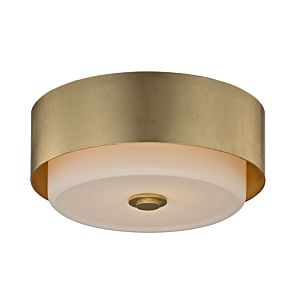 Allure Two Light Flush Mount in Gold Leaf by Troy Lighting