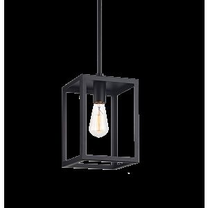 Matteo Flare 1-Light Pendant Light In Black