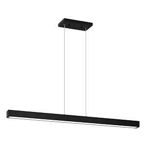 Presley 1-Light LED Chandelier in Matte Black