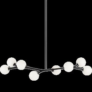 Matteo Rami 8-Light Chandelier In Black