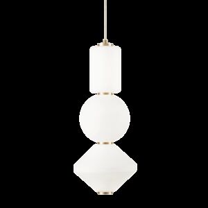 Matteo Dango 1-Light Pendant Light In Oxidized Gold