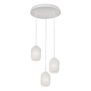 Callie Three Light Pendant in White by AFX Lighting