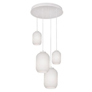 Callie 4-Light Pendant in White