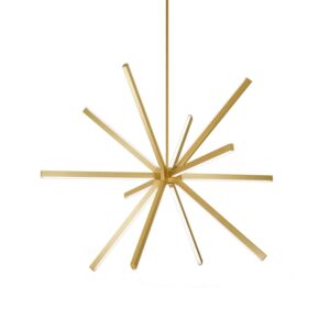 Sirius LED Chandelier in Brushed Gold by Kuzco Lighting