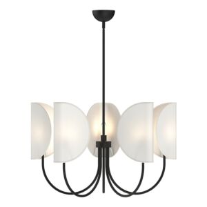 Seno 5-Light Chandelier in Matte Black