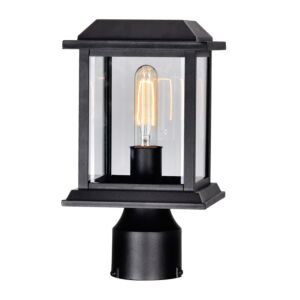 Blackbridge One Light Outdoor Lantern Head in Black by CWI Lighting