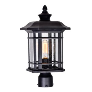 Blackburn One Light Outdoor Lantern Head in Black by CWI Lighting