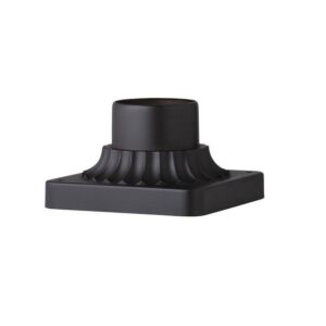 Granville Pier Mount Base in Black by CWI Lighting