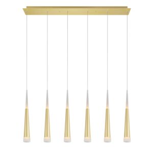 CWI Lighting Andes LED Pool Table Light with Satin Gold Finish