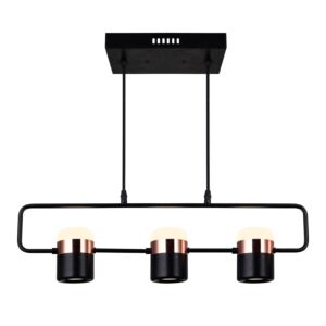 CWI Moxie LED Pool Table Light With Black Finish