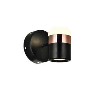 CWI Lighting Moxie LED Wall Light with Black Finish