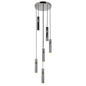 CWI Lighting Chime LED Pendant with Polished Nickel Finish