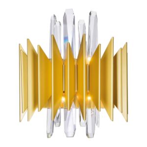 Cityscape Five Light Wall Sconce in Satin Gold by CWI Lighting