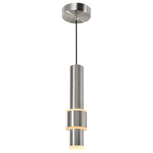 Lena LED Mini Pendant in Satin Nickel by CWI Lighting