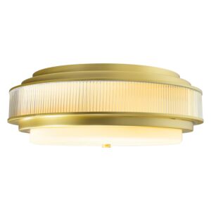 Valdivia Five Light Flush Mount in Satin Gold by CWI Lighting