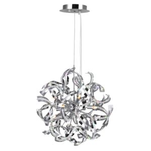 CWI Lighting Swivel 18 Light Chandelier with Chrome finish