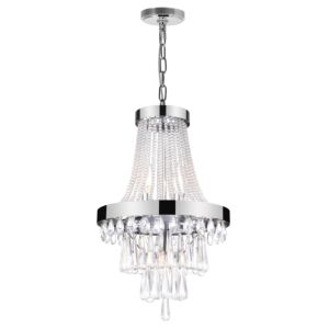 CWI Lighting Vast 3 Light Chandelier with Chrome finish