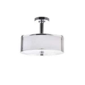 Lucie Three Light Chandelier in Chrome by CWI Lighting