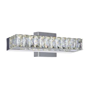 CWI Milan LED Vanity Light With Chrome Finish