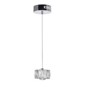 CWI Lighting Milan LED Mini Pendant with Chrome Finish