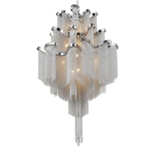 Daisy 17 Light Chandelier in Chrome by CWI Lighting