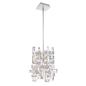 Arley One Light Mini Chandelier in Chrome by CWI Lighting