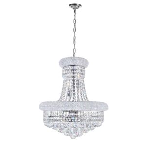 Empire Eight Light Chandelier in Chrome by CWI Lighting