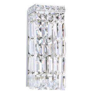 Colosseum Two Light Bathroom Sconce in Chrome by CWI Lighting