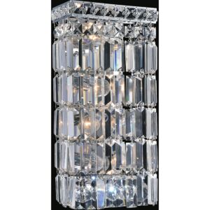 Colosseum Four Light Bathroom Sconce in Chrome by CWI Lighting