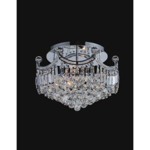 CWI Lighting Amanda 8 Light Flush Mount with Chrome finish