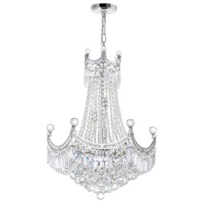 CWI Lighting Amanda 11 Light Down Chandelier with Chrome finish