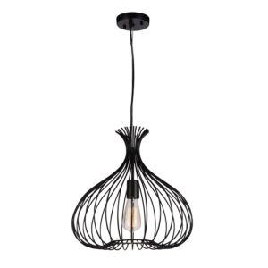 Darleen One Light Pendant in Black by CWI Lighting