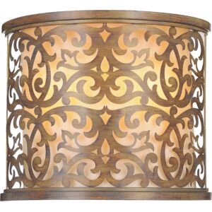 CWI Lighting Nicole 2 Light Wall Sconce with Brushed Chocolate finish