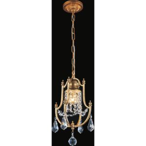 CWI Lighting Electra 1 Light Up Mini Pendant with Oxidized Bronze finish