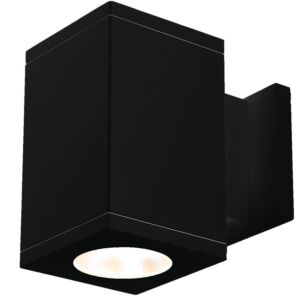 Cube Arch 1-Light LED Wall Sconce in Black