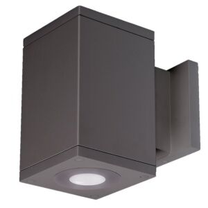 Cube Arch 1-Light LED Wall Sconce in Graphite