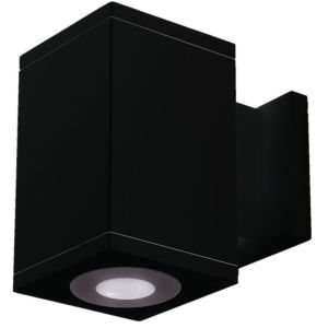 Cube Arch 1-Light LED Wall Sconce in Black