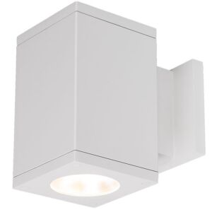 Cube Arch 1-Light LED Wall Sconce in White