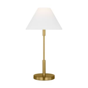 Porteau 1-Light Table Lamp in Satin Brass