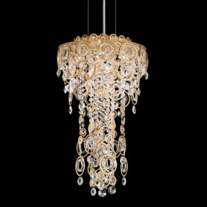 Circulus Six Light Pendant in Heirloom Gold by Schonbek