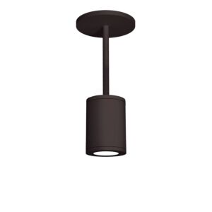 Tube Arch 1-Light LED Pendant in Bronze